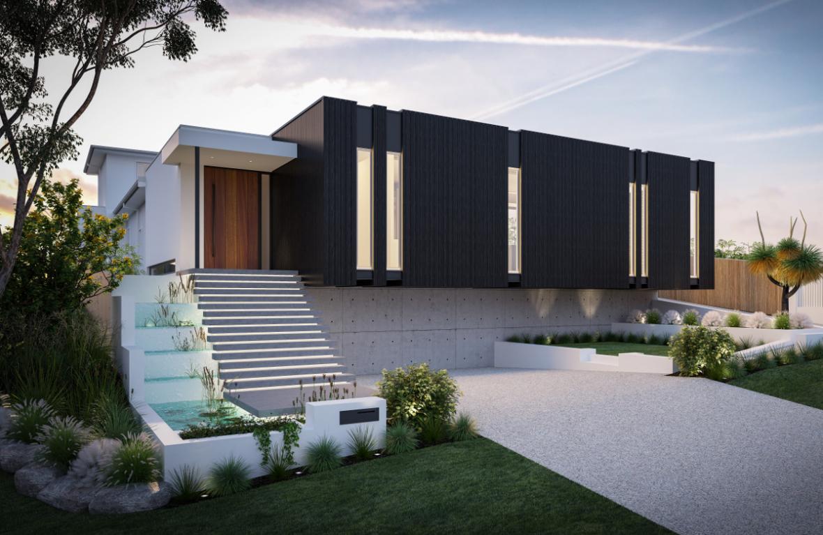 Perth architect Humphrey Homes shou sugi ban home